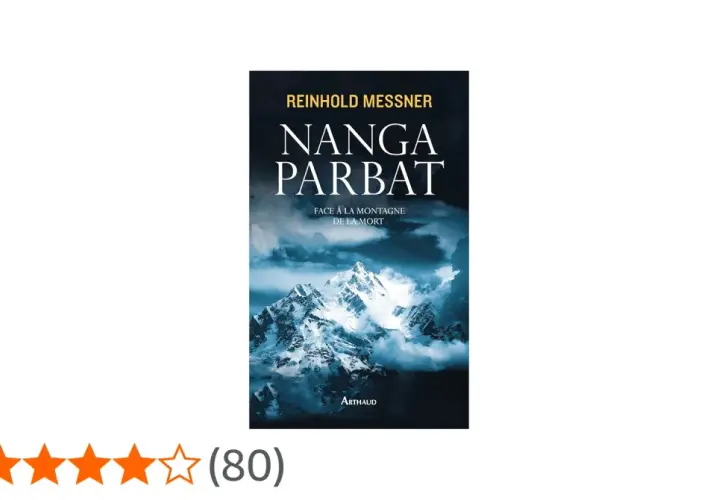 Couverture du livre "Nanga Parbat" de Reinhold Messner, "Face à la montagne de la mort". L'alpiniste y raconte son ascension, loin de tout mensonge.
